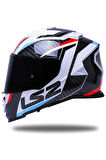 Storm 2 Racer Mavi-kırmızı Kask