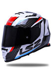 Storm 2 Racer Mavi-kırmızı Kask
