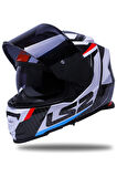Storm 2 Racer Mavi-kırmızı Kask