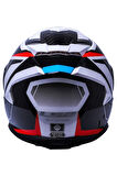 Storm 2 Racer Mavi-kırmızı Kask