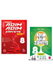 8.Sınıf Adım Adım Zirveye Türkçe + Adım Adım Zirveye İnkılap Tarihi Soru Bankası (2 Kitap)