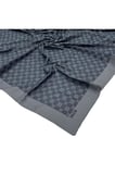Elegance Monogram Eşarp - Antrasit 975