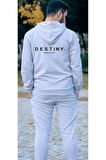 AYMONTANA Be happy baskılı kapüşönlü Sweatshirt