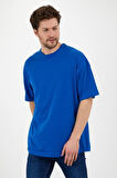 Azurco Oversize Düz Siyah Tshirt