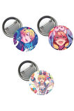 Hatsune Miku Pjsekai Project Sekai Colorful Anime Buton Rozet 3 Adet 44 mm Tenma Tsukasa