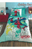 Özdilek Spiderman Hero Tek Kişilik Disney Lisanslı Lastikli Çarşaf Uyku Seti