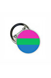 Polysexual Pride Flag Buton Rozet