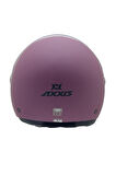 AXXİS SQUARE YARIM KASK SOLİD MAT BORDO XS