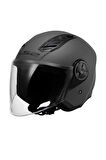 AIRFLOW 2 MAT TITANIUM AÇIK MOTOSİKLET KASKI