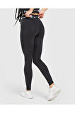 NSW Club Yüksek Bel Leggings Kadın Siyah Tayt CNG-STORE