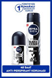 Men Erkek Sprey Deodorant Black&white 150ml Ve Mini Roll-on Black&white 25ml, 48 Saat Koruma