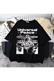 Siyah Harajuku Gothic Gromig Disorder Love Skeleton (unisex)t-shirt