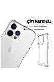 Apple Iphone 14 Pro Uyumlu Kılıf Hd Şeffaf Silikon Kılıf Şeffaf
