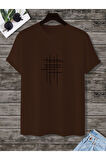 Unisex Hashtag Beyaz Oversize Bisiklet Yaka Baskılı T-shirt