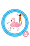 Flamingo Binici 142x137x97 Cm 57558 Kategori: Plaj Oyuncakları