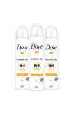 Kadın Sprey Deodorant Invisible Dry 1/4 Nemlendirici Krem Etkili 150 ml X3 Adet
