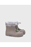 İGOR W10323 MENDI DINO 183-TAUPE ÇOCUK YAĞMUR ÇİZMESİ