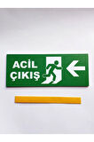 Acil Çıkış Tabelası Sol Ok