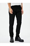 4WAM40031ND Koton Erkek Slim BRAD Jean Pantolon SİYAH