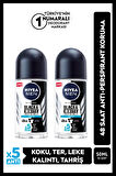 Nivea Men Invisible Black & White Fresh Erkek Deodorant Roll-on 50 ml 2'li