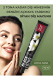 2 Adet Black Lotus Diş Macunu 2 Ton Beyaz Florürsüz Kömür Etkili Doğal