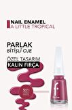 Parlak Oje (PEMBE) - Nail Enamel - 501 A Little Tropical - 8682536036337