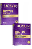 Biotin 5.000 Mcg 30 Tablet 2"li- Biotin Çinko 15 Mg Saç Ve Tırnak Vitamini