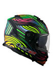 Storm 2 Power Mat Siyah-gökkuşağı Kask