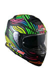 Storm 2 Power Mat Siyah-gökkuşağı Kask