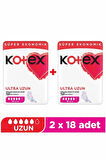 Kotex Ultra Quadro Uzun 2 x 18