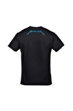 Unisex Siyah Metallica Gitar Baskılı Tshirt