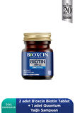 Bıoxcın Bıotın 5000 Mcg 60 Tablet + Quantum Şampuan 100 Ml