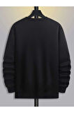 LUNAVISITA Unisex Intense Feelings Baskılı Oversize Sweatshirt