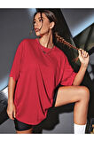 Unisex pamuk Oversize Boyfriend T-shirt