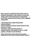 DVE6G520/04 Davlumbaz Karbon Filtre 2li 1Takım Bacasız Aspiratör Aktif Karbonlu Kömür Filtresi