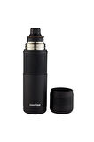 Thermal Bardaklı Çelik Termos 740ml Siyah