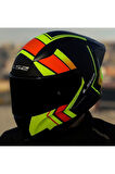 RAPID 2 RACE EXTRA MAT NEON SARI FULLFACE MOTOSİKLET KASKI