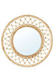GRINSBOL Rattan 55 cm Duvar Aynası Dekorasyon