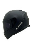 STORM 2 MAT SİYAH KASK SİYAH CAM