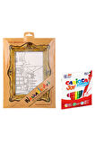 Washable Art 2'li Set | Vincent Van Gogh - Room At Arles, Carioca Joy 12'li Boya Kalemi, 25x35