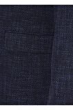 Süvari Regular Fit Mavi Erkek Armürlü Ceket Ct2004800236