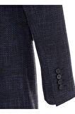 Süvari Regular Fit Mavi Erkek Armürlü Ceket Ct2004800236