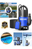 2 Hp Dalgıç Su Karter Pompası Kirli Temiz Yüzme Havuzu Gölet Sel Su Aktarma Pompası Yeni Seri