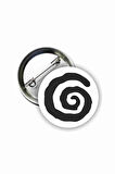 Spiral Y2K Grunge Style Buton Rozet