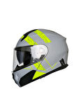 M 966 V2 Çene Açılır Kask Neon Gözlüklü