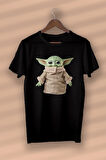 Starwars Baskılı Organik Pamuk Siyah - Unisex - Kadın - Erkek - T-shirt - Nux Boutique
