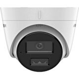 Hikvision DS-2CD1343G2-LIUF 4mp 2.8mm Sabit Lens 30MT Smart Hybrid Light IP67 Poe H.265+ Dahili Mikrofon Dome Ip Kamera