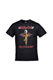 Unisex Siyah Mötley Crüe Dr Feelgood Baskılı Tshirt