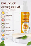 Güneş Kremi Yüksek Koruma Spf 50+ Collagen Ozon Jojoba Papatya Hyaluronic Acid Yüz Ve Vücut 100ml