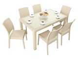 Mandella Elit Rattan 90x150 Elit Sandalye Camlı Masa Takımı ÇÖLBEJİ